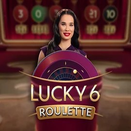 Lucky 6 Roulette online game logo by Pragmatic Play on bet-point.ca