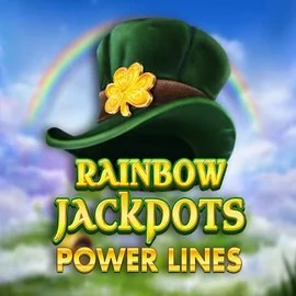 Rainbow Jackpots Power Lines online game logo by Red Tiger Gaming on bet-point.ca