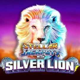 Stellar Jackpots with Silver Lion slot icon by Lightning Box Game, available at Betpoint Casino